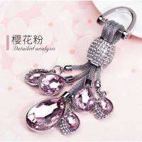 Crystal keychain car accessories ready stock