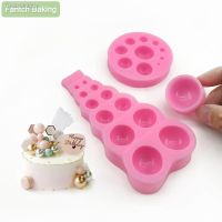 ﹍♛❍ Round Hemisphere Pearls Ball Silicone Fondant Chocolate Mold Cake DIY Baking Kitchen Cooking Decorating Tools Soap Resin Mould