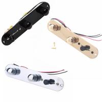 WK-TL Metal Prewired Loaded Control Plate 3 Way Switch Wiring Harness Knobs for FD TL Electric Guitar 3 colors