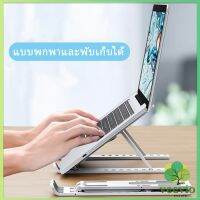 Veevio แท่นวางแล็ปท็อป  สามารถพับเก็บได้  วงเล็บมัลติฟังก์ชั่น ปรับได้หลายมุม Notebook stand