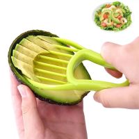 3 In 1 Avocado Slicer Shea Corer Butter Fruit Peeler Cutter Pulp Separator Plastic Knife Kitchen Vegetable Tools Kitchen Gadgets