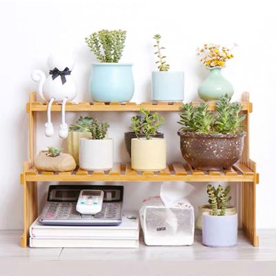 【CC】 Display Rack Shelves Storage Shelf Office Desktop for Study room Organizer