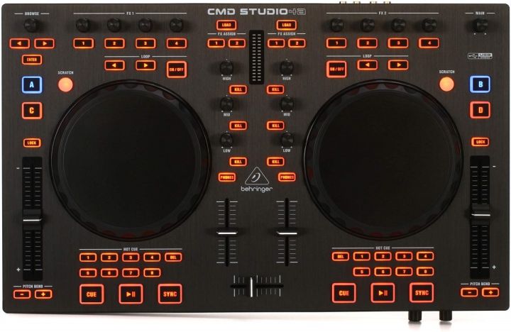 behringer-เครื่องเล่นดีเจ-dj-controller-รุ่น-cmd-studio-4a