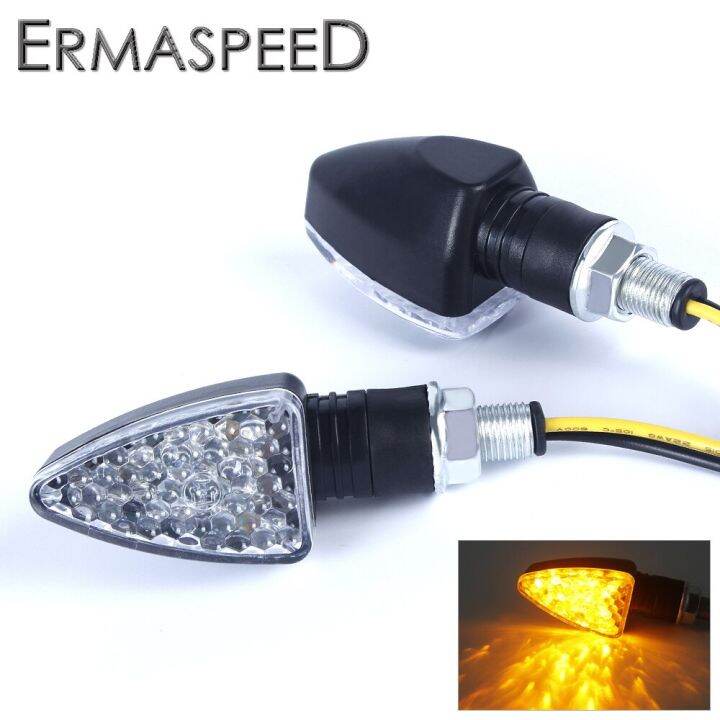 Flashing Mini Motorcycle Led Turn Signals Motor For Rear Lights Amber