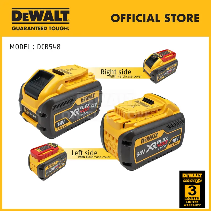 Dewalt Flexvolt DCB548-XJ 54V 12.0 Ah Battery Pack, Power Indicator ...