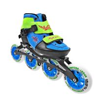Pasend Kid Children adjustable single wash shoes inline roller skates with for wheels inline speed skates 4 Size Adjustable Training Equipment