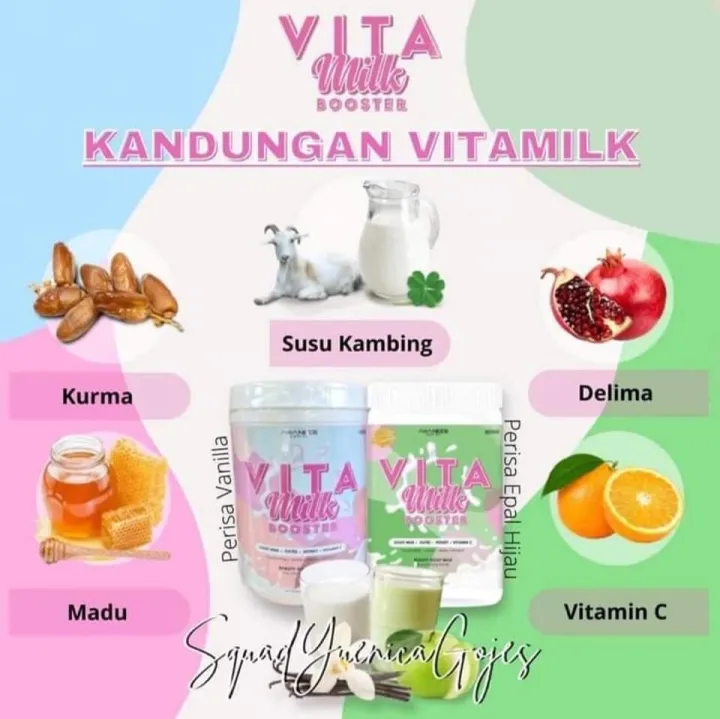 Kkm booster vita milk Senarai Terkini