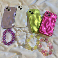 สีลูกกวาดที่เรียบง่ายโลหะอุกกาบาตกรณีโทรศัพท์สำหรับ iPhone12promax เคสลูกปัดสีสันสดใสสำหรับ iPhone11 เคสโทรศัพท์มือถือแฟชั่นเกาหลีสำหรับ iPhone13promax ซิลิโคนป้องกันกรณีตกสำหรับ iPhone14