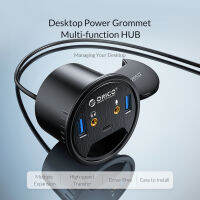 jianzhifen ORICO มัลติฟังก์ชั่นเดสก์ท็อป USB Grommet ชนิดฮับ3.0-C ประเภท-เสียงโต๊ะตัวแปลงเลนส์ตัวแยกโต๊ะงานช่างตัวติดตั้งอะแดปเตอร์