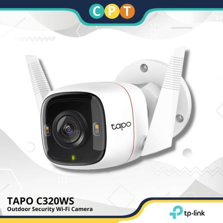 TPLink Tapo C320WS Outdoor Security WiFi Camera with Kingston/Lexar
