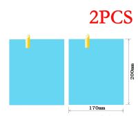 ฟิล์มกันฝนสำหรับรถยนต์กระจกมองหลังรถบรรทุกฟิล์มใสกันฝนกันน้ำฟิล์มติดรถยนต์อุปกรณ์เสริมสติกเกอร์ตกแต่งรถยนต์