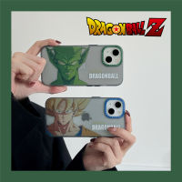 สุดหรูคุณภาพสูง Sarung Dof เคสใสสำหรับ IPhone 11 12 13 14 Pro Max ฝาครอบด้านหลังกันกระแทก Goku และ Piccolo เคสโทรศัพท์มือถือ