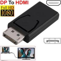 DP ตัวผู้ไปยัง HDMI ตัวเมียอะแดปเตอร์แบนตัวแปลงเชื่อมต่อสำหรับ HDTV PC