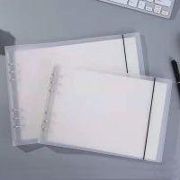 A4 B5 Horizontal Version Transparent Ring Binder Notebook Scrub Loose-Leaf Business Inner Core Cover Note Book Journal Planner Note Books Pads