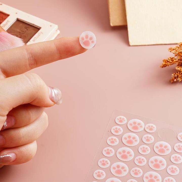 36PCS Cat Paw Acne Pimple Patch Fade Acne Cover Acne Mark Absorb Pus