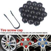 5colors 20pcs 17mm Car Wheel Nut Caps Auto Hub Screw Cover Bolt Rims Exterior Decoration Special Socket Protection Dust Proof