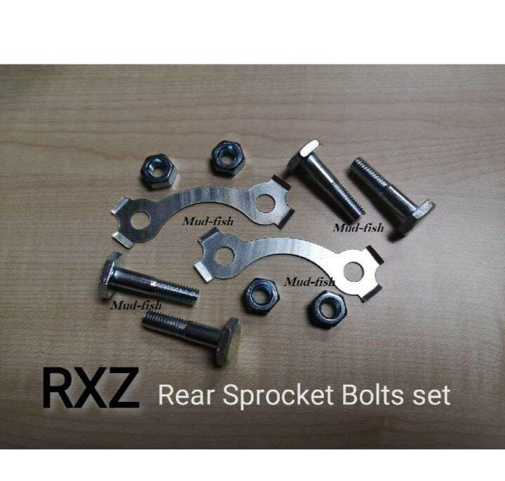 YAMAHA RXZ REAR SPROCKET SCREW BOLT SET Lazada
