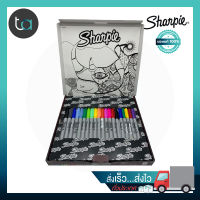 ปากกามาร์คเกอร์ Sharpie หัว UF , F ชุด 20 ด้าม คละสี แถมกระดาษระบายสี –Sharpie Big Pack Rhino Special Edition Assorted Color 20 Pcs. ปากกามาร์คเกอร์ เขียนติดทนนาน ปากกาหมึ