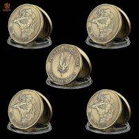 5PCS USA Whodares Wins Kill Or Capture Special Air Service Military Bronze Challenge Token Coin Collectible Holiday Gift