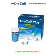 Hộp 50 Que thử đường huyết Acon On-Call Plus  50 que