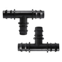 10 Pcs16mm 20mm 25mm Barbed Tee Connectors สำหรับรดน้ำสวนชลประทานท่อน้ำท่อข้อต่อระบบรดน้ำ 3 -Way อะไหล่-Shief