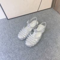 【ready stock】NewMelissa-same style Classic Jelly Shoes Roman Womens Sandals Beach Shoes