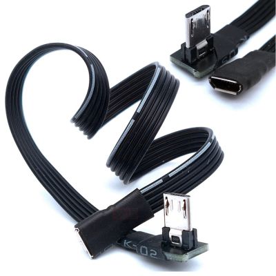 Long Plug Kualitas Tinggi 1M OTG Micro USB 2.0 B 5pin Male Ke Female M/F Charging Ekstensi data Charger Memimpin Kabel Extender 0.1M