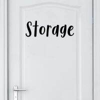 Storage Room Sign Vinyl Sticker for Door Wall Window Decorative Organizing Storage Tub Labels Decals Pantry Words Home Decor