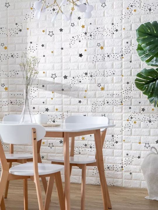 Topgreen 10 Pcs/Set 77X70Cm 3D Foam Brick Wallpaper Design For Wall Sticker  Home Decor Wallpaper Diy Wall Decor Brick Living Room Kids Bedroom  Decorative Sticker | Lazada Ph