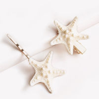 Resin Hair Clip Natural Starfish Hair Accessories Marine Life Hair Clip Marine Style Hair Clip Hair Accessories