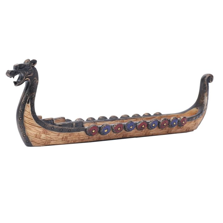 4x-dragon-boat-incense-stick-holder-burner-hand-carved-carving-censer-ornaments-retro-incense-burners-traditional-design