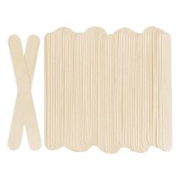 100Pcs Wooden Craft Popsicle Craft Sticks Stick 6inch Long x 3/4inch Wide Treat Sticks Ice Pop Sticks for DIY Crafts