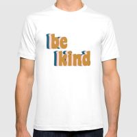 เสื้อยืดโอเวอร์ไซส์เสื้อยืด ผ้าฝ้าย พิมพ์ลายตัวอักษร Be Kind Fun Retro 70s 80s สีเหลือง สีฟ้า สไตล์เรโทร 2023S-3XL  8O1P