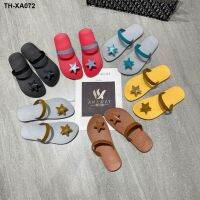 Rent-collecting slippers womens outer wear soft bottom summer net red new street all-match flip-flop foreign style small fragrant wind beach drag