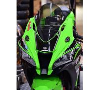 ชิวหน้า Zero Gravity ทรง Double สีสโม๊ค ตรงรุ่น ZX10R 2016+