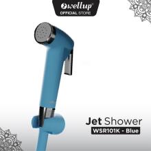 Wellup Jet Shower Bidet Washer Sprayer Kloset Toilet Cebok SR-101 Biru Blue