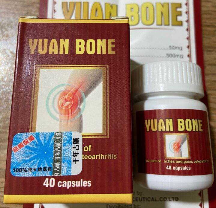 Xương Khớp Yuan Bone Hàng Chính Hãng Malaysia Hiệu Quả Cao Lọ 40 Viên Nang | Lazada.Vn