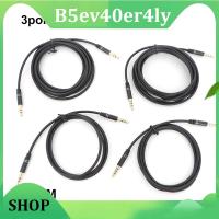 B5ev40er4ly Shop 1/2m 3 4 Pole Audio Aux Stereo 3.5mm Male to Male Jack Extension Microphones Cable extend connector extend for live Headphone