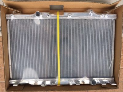 หม้อน้ำรถยนต์ อลูมีเนียมทั้งใบ ฮอนด้า สตรีม  All Aluminium Radiator Honda Stream 2.0  AT ปี 2000-2006