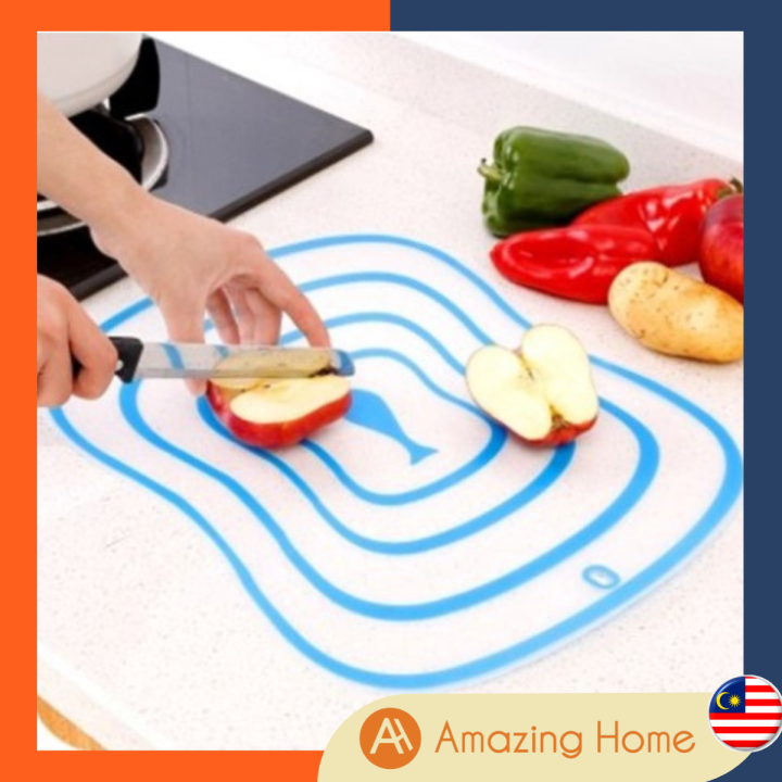 Household Transparent Cutting Board Kitchen Cutting Board Rolling