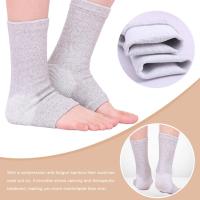 Bamboo Compression Foot Sleeve For Men And Women The For Plantar Sock Support Wraps Ankle Perfect Compression U3T4