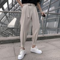 【HOT】☃▪☍ Korean Fashion Pants 2023 New Men Classic Harem Loose Trousers