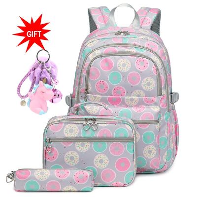 Waterproof Kids Students Backpacks for School Girls Elementary School Bookbags For Teen Suitable For Children Aged 7-15