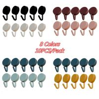 10Pcs Strong Self-adhesive Sticker Hook Free Punch Seamless wall sticker Key Placement Classification Door Storage Holder Hanger Picture Hangers Hooks