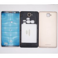 ↂ☫✶ BaanSam New LCD Front Frame Middle Frame Battery Back Cover For Lenovo S856 Housing Case With Camera Lens Power Volume Buttons