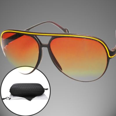 แว่นตาวินเทจ ย้อนยุค เลนส์การ์เดียน ป้องกัน UV400 ใส่สบายตา รุ่น C13