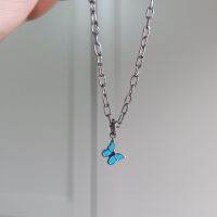 Beadberry | Butterfly dangle ชาร์มเงินแท้ งานลงยา ชุบทองขาวและทอง 18k (ราคาต่อชิ้น) แถมถุงผ้าลูกฟูก ผ้าเช็ดเงิน - ใส่กับสร้อยและกำไล