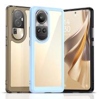 เคส OPPO Reno 10 5G OPPO Reno 10 Pro 5G เคส OPPO Reno 10 Pro 5G เคสกันกระแทกแบบใสใสเกราะเคสเยลลี่เกราะอะคริลิคเคสแข็งเคสมีช่องหนา