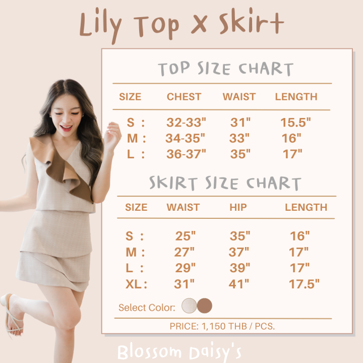 blossom-daisys-lily-top-amp-skirt-แบบแขนกุดลายสก้อต-ราคาต่อชิ้นนะคะ-เสื้อครอปดีเทลระบาย-และกระโปรงเลเยอร์-น่ารักสไตล์บลอสซั่ม-ไม่ซ้ำใครค่ะ-set