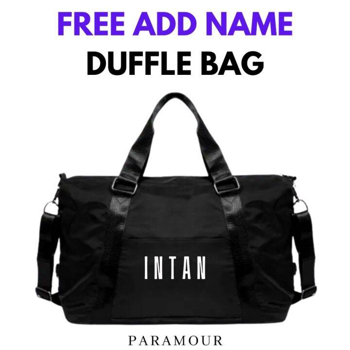 FREE ADD NAME DUFFLE BAG CUSTOM NAME AND LOGO Gym Bag Travel Duffle Bag